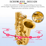 Morning Breeze bE AS-401 Screwless Alto Saxophone - Image 4