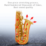 Morning Breeze bE AS-401 Screwless Alto Saxophone - Image 5