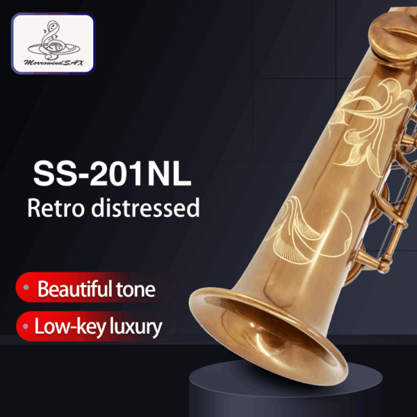 Morning Breeze bB SS-201NL Vintage Soprano Saxophone